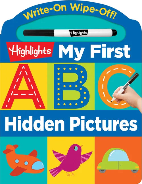 Write-On Wipe-Off My First ABC Hidden Pictures - Board Book