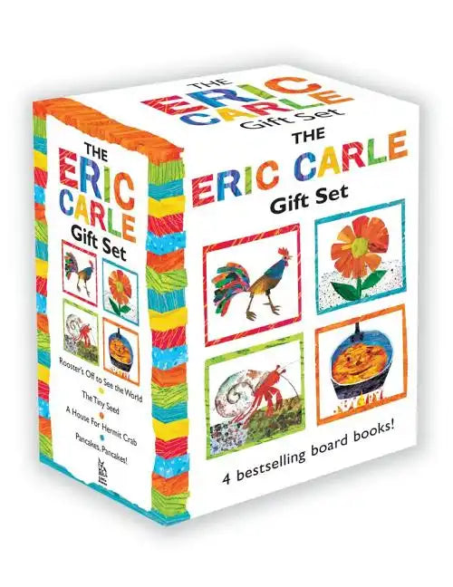 The Eric Carle Gift Set (Boxed Set): The Tiny Seed; Pancakes, Pancakes!; A House for Hermit Crab; Rooster's Off to See the World - Board Book