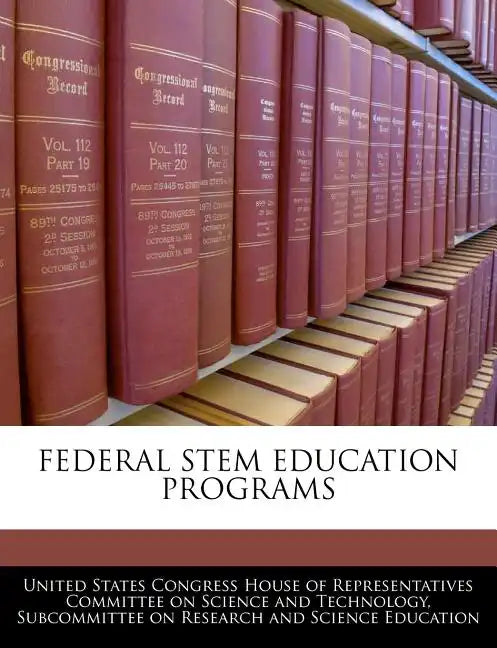 Federal Stem Education Programs - Paperback
