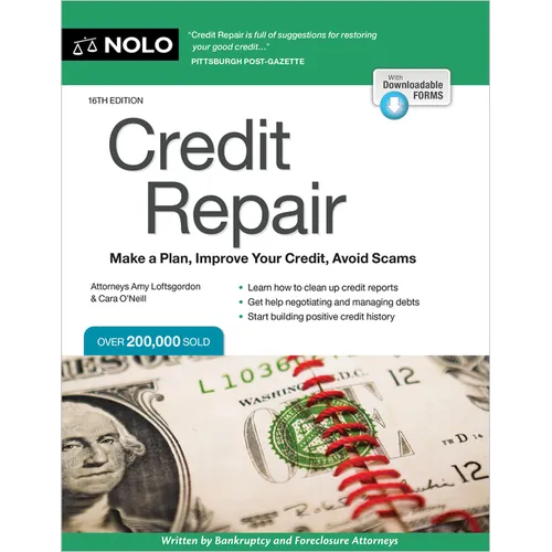 Credit Repair: Make a Plan, Improve Your Credit, Avoid Scams - Paperback