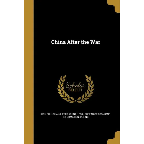 China After the War - Paperback
