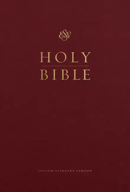 ESV Pew and Worship Bible, Large Print (Burgundy) - Hardcover