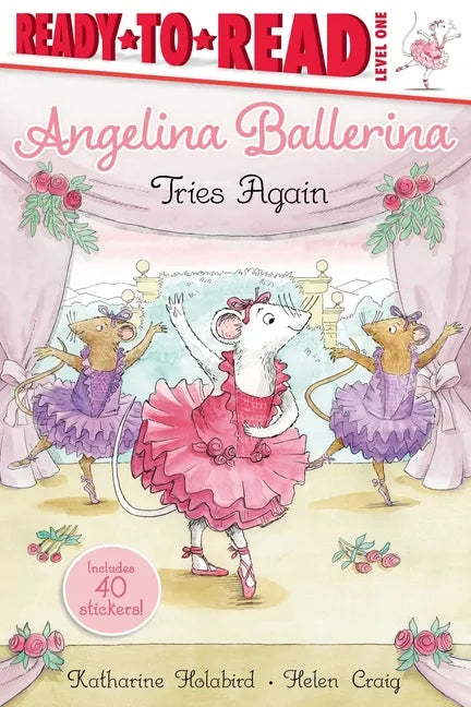 Angelina Ballerina Tries Again: Ready-To-Read Level 1 - Paperback