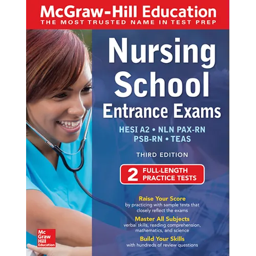 McGraw-Hill Education Nursing School Entrance Exams, Third Edition - Paperback