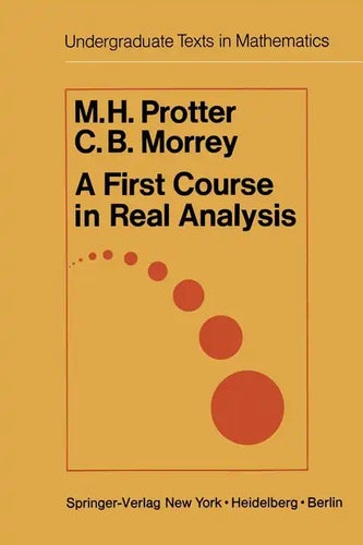 A First Course in Real Analysis - Paperback