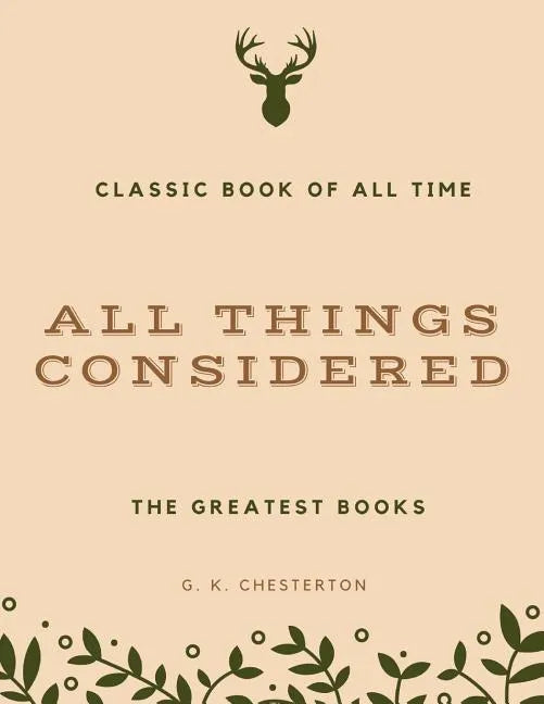 All Things Considered - Paperback