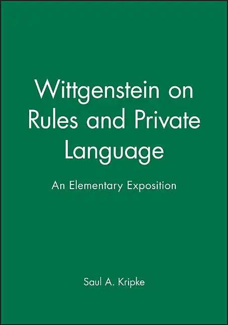 Wittgenstein Rules and Private - Paperback