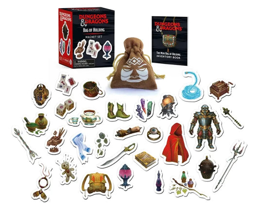 Dungeons & Dragons: Bag of Holding Magnet Set - Paperback