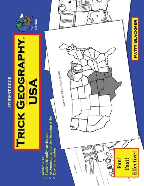 Trick Geography: USA--Student Book: Making things what they're not so you remember what they are! - Paperback