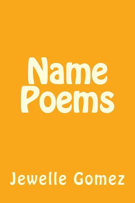 Name Poems - Paperback