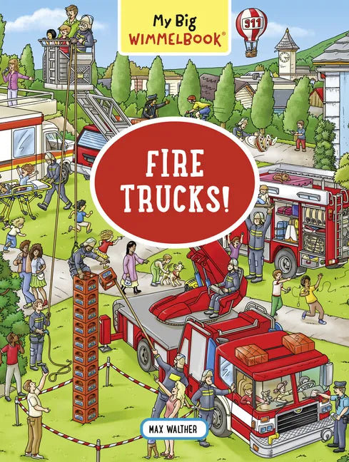 My Big Wimmelbook(r) - Fire Trucks!: A Look-And-Find Book (Kids Tell the Story) - Board Book