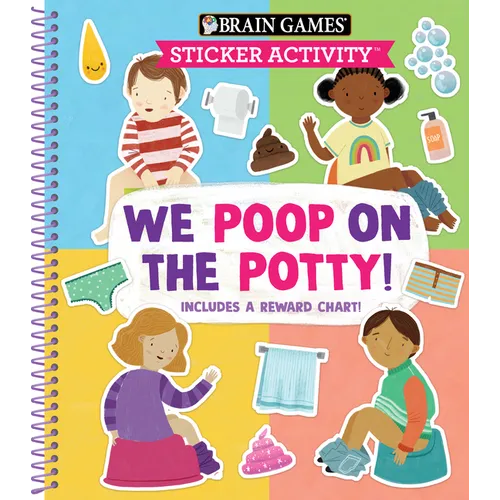 Brain Games - Sticker Activity: We Poop on the Potty!: Includes a Reward Chart - Spiral