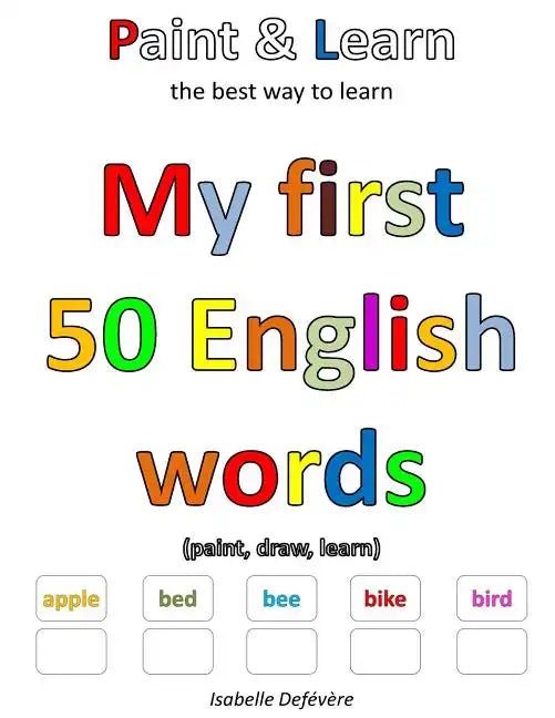 My first 50 English words - Paperback