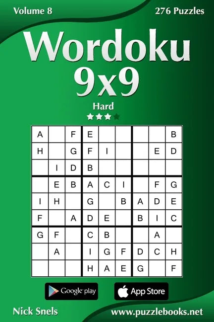 Wordoku 9x9 - Hard - Volume 8 - 276 Logic Puzzles - Paperback