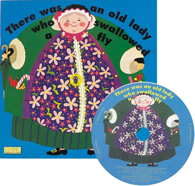 There Was an Old Lady Who Swallowed a Fly [With CD] - Paperback