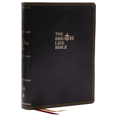 The Breathe Life Holy Bible: Faith in Action (Nkjv, Black Leathersoft, Thumb Indexed, Red Letter, Comfort Print) - Imitation Leather