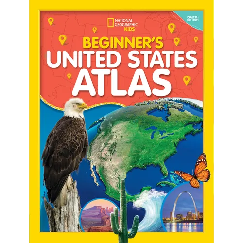 National Geographic Kids Beginner's U.S. Atlas 4th Edition - Hardcover