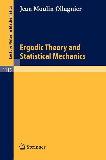 Ergodic Theory and Statistical Mechanics - Paperback