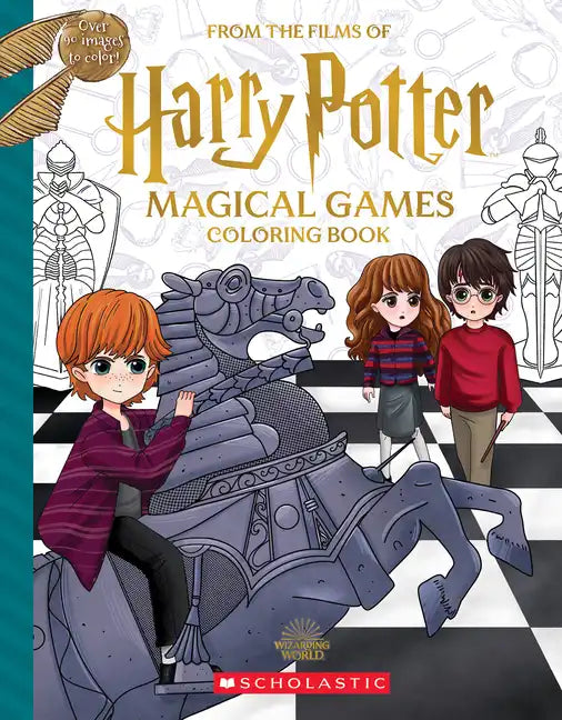 Magical Games Coloring Book (Harry Potter) - Paperback
