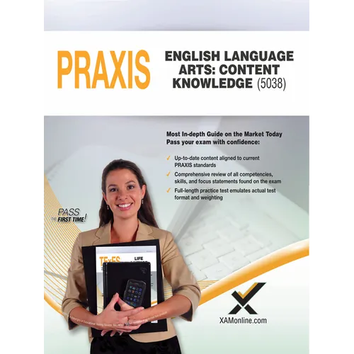 2017 Praxis English Language Arts: Content Knowledge (5038) - Paperback