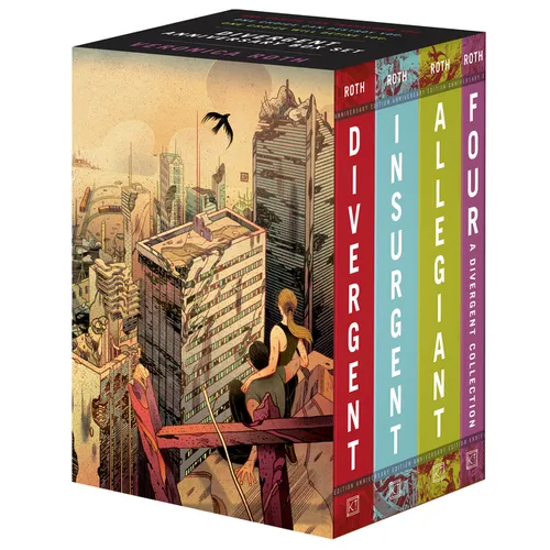 Divergent Anniversary 4-Book Box Set: Divergent, Insurgent, Allegiant, Four - Paperback