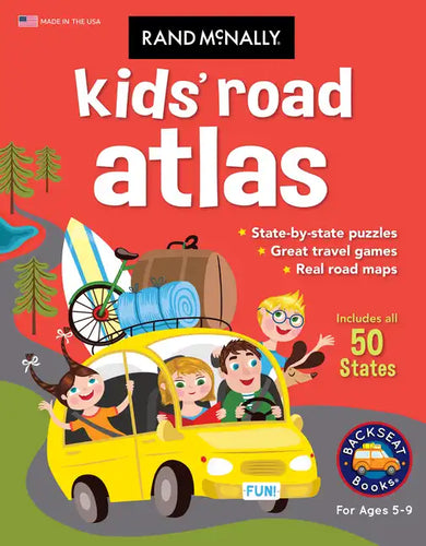 Rand McNally Kids' Road Atlas - Paperback