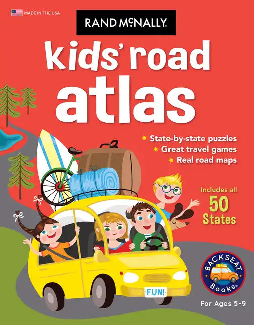 Rand McNally Kids' Road Atlas - Paperback