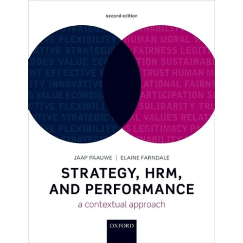 Strategy, Hrm, and Performance: A Contextual Approach - Paperback