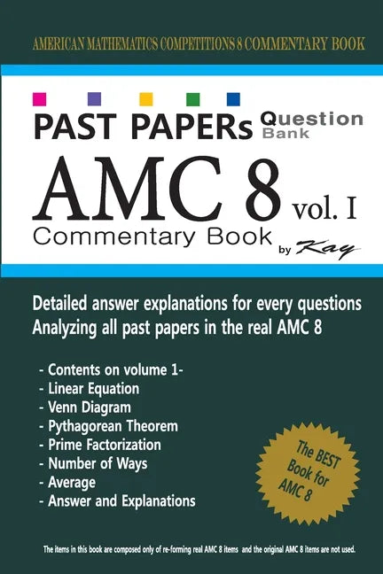 Past Papers Question Bank AMC8 [volume 1]: amc8 math preparation book - Paperback