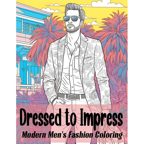 Dressed to Impress: Modern Men's Fashion Coloring Book - Paperback