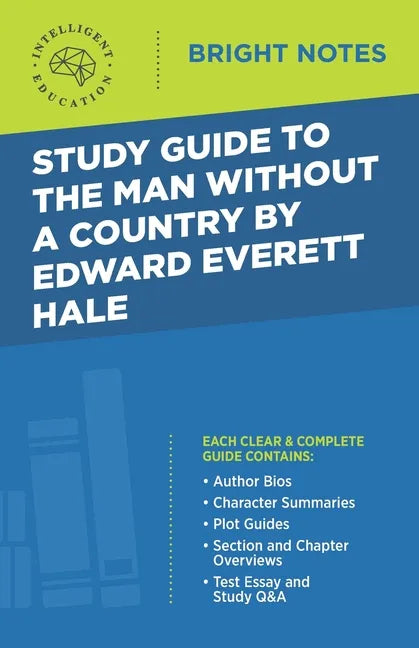 Study Guide to The Man Without a Country by Edward Everett Hale - Paperback