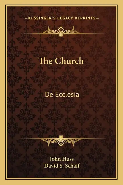 The Church: de Ecclesia - Paperback