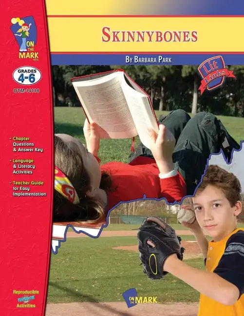Skinny Bones, by Barbara Park Novel Study Grades 4-6 - Paperback