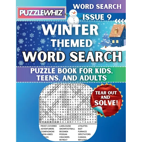 Winter - Themed Word Search - Fun & Educational Puzzles for Kids, Teens, and Adults (Large Print Edition): Featuring Engaging Themed Word Search Puzzl - Paperback