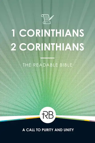 The Readable Bible: 1 & 2 Corinthians - Paperback