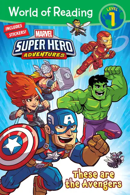 World of Reading: Marvel Super Hero Adventures: These Are the Avengers-Level 1 - Paperback