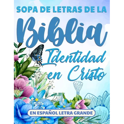 Sopa de Letras de la Biblia en Español Letra Grande: Identidad en Cristo - Paperback
