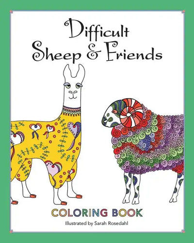 Difficult Sheep & Friends: Coloring Book - Paperback