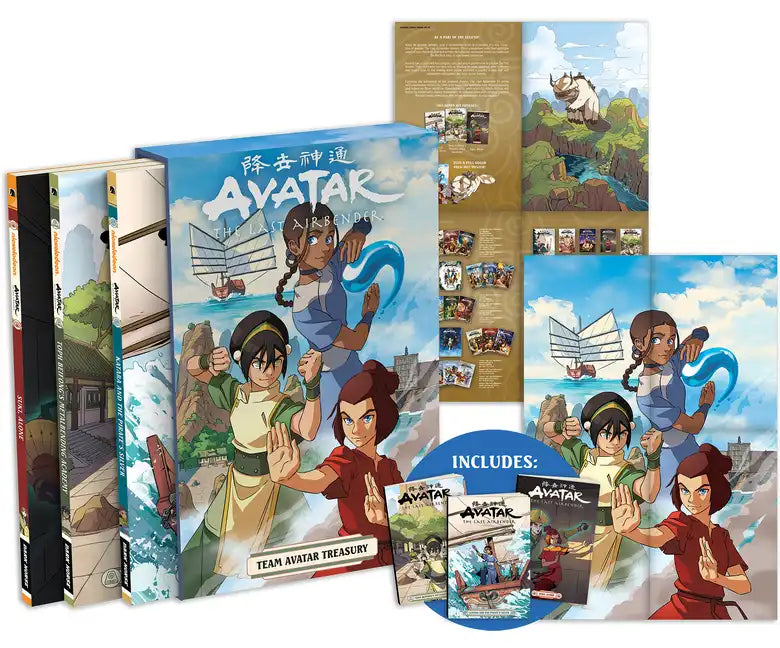 Avatar: The Last Airbender--Team Avatar Treasury Boxed Set (Graphic Novels) - Paperback