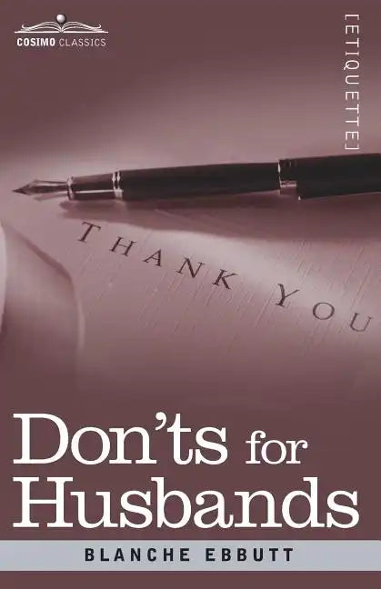 Don'ts for Husbands - Paperback