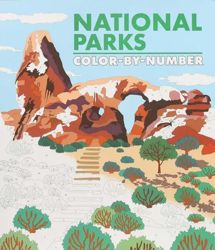 National Parks Color-By-Number - Paperback