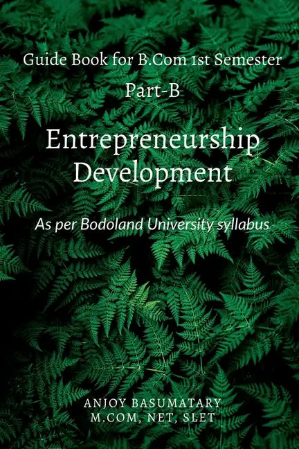 Gudie Book for B.Com 1st Semester Entrepreneurship Development - Paperback