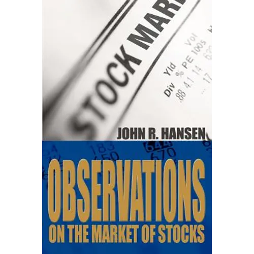 Observations on the Market of Stocks - Paperback