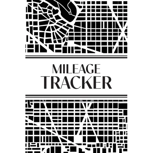 Mileage Tracker (Urban Map Black and White): 6