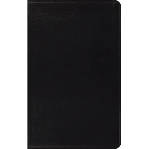 ESV Thinline Bible, Red Letter (Bonded Leather, Black)