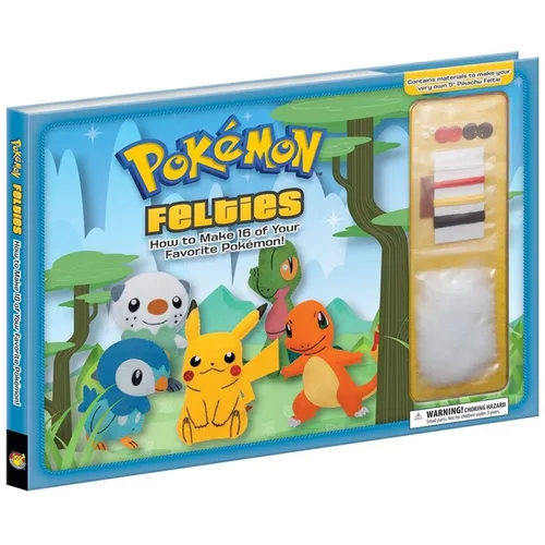 Pokemon Felties: How to Make 16 of Your Favorite Pokemon - Hardcover