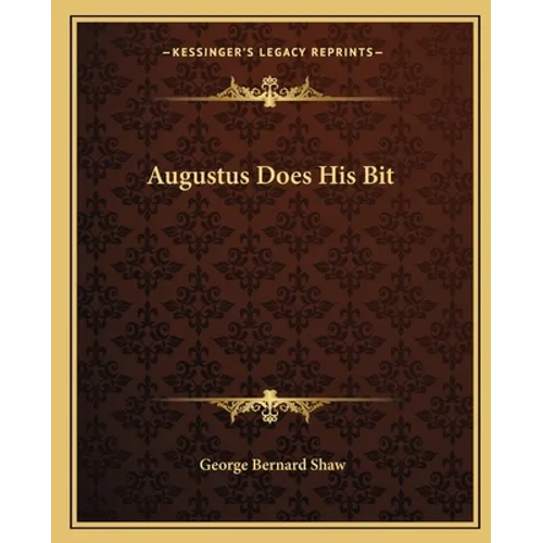 Augustus Does His Bit - Paperback