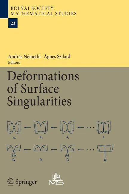 Deformations of Surface Singularities - Paperback
