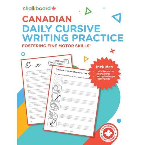 Canadian Daily Cursive Writing Practice 2-4 - Paperback