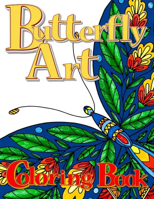 Butterfly Art Coloring Book for Adults - Paperback